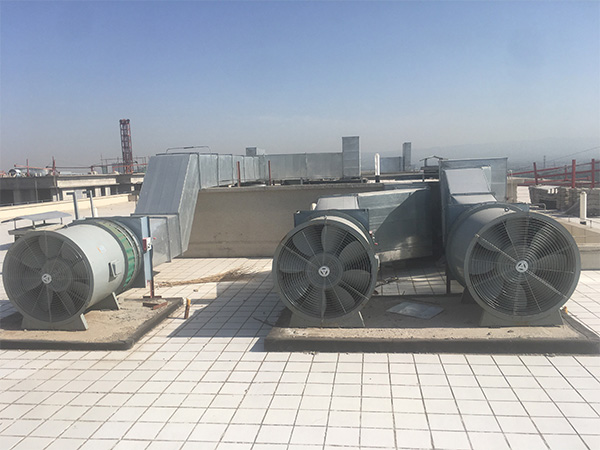 山西榆次聚莘科技酒店正壓送風機